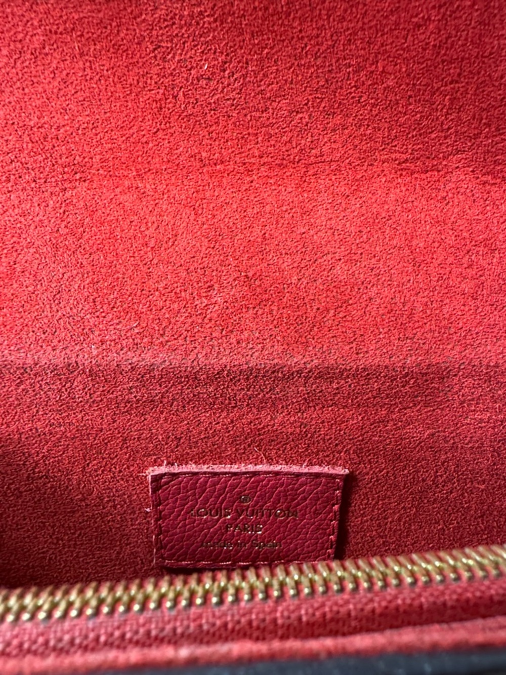 Louis Vuitton Monogram Victoire Cerise Red Chain Shoulder Bag -  Entrupy COA - Picture 12 of 17